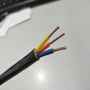 3*1.5 3*2.5 3c X 4 Sqmm Cu PVC PVC Electric Power Cable U1000 R02V Halogen-Free Un Armoured Cable
