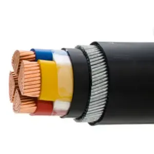 Low Voltage Factory Price LV Yjlv32 0.6/1kv Underground Power Cable Single 1 2 3 4 5 Core XLPE PVC Swa Armored Pure Copper