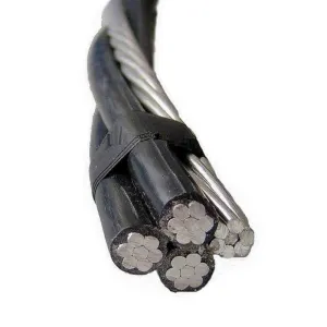 Twisted Aluminum Overhead ABC Cable 2*16mm2 Power Cables