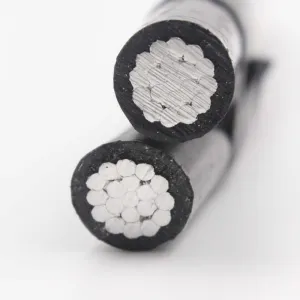 Aerial Cable Twisted 3 Phase Power Distribution Line Neutral Carrier Low Voltage Lighting Wire