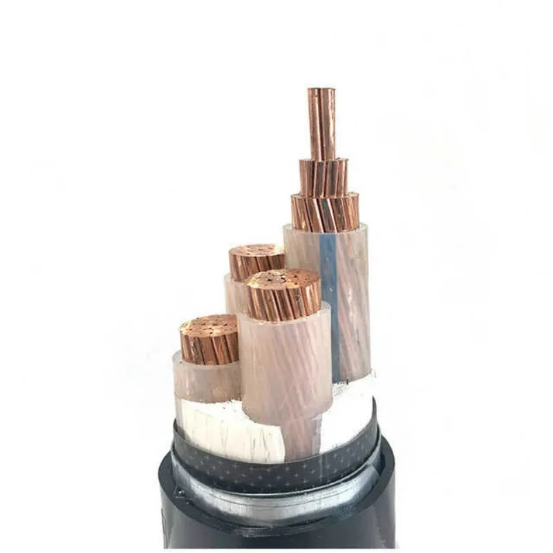 Yjlv/Al/XLPE/PVC Insulated Unarmoured 4-Core 10/16/25/35/50 Square 1kv Low Voltage Underground Armored Power Cable for Cable