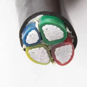 High Voltage 70mm2 4-Core Aluminium XLPE PVC Insulated Electric Power Cable