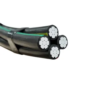 Duplex Secondary Service Drop Wire 4 AWG 2AWG 6AWG 1/0AWG Cable Price for Philippines