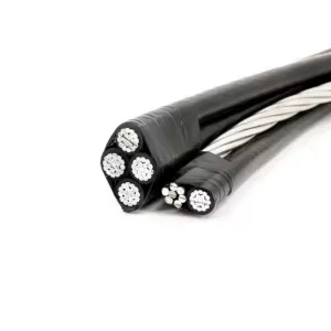 Secondary Distribution Duplex Unjacketed Overhead Neutral Supported Ns75/Ns90 Service Drop Cables