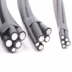 Cable Duplex Triplex Quadruplex Aluminum XLPE Multiplexed 0.6/1kv Bare Neutral Conductor Al