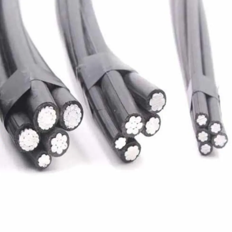 Cable Duplex Triplex Quadruplex Aluminum XLPE Multiplexed 0.6/1kv Bare Neutral Conductor Al