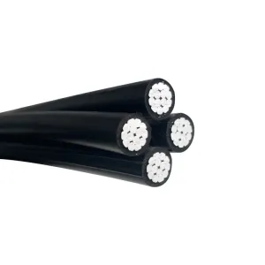 Thhw Al Aluminum Wire Cable 4 6 1/0 2/0 4/0 AWG 350mcm 600V with PVC Insulation