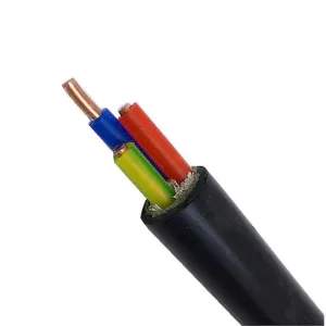 Yjv 4X150 4X185 Waterproof Electrical Power Cable Cavo Kablo Copper 4X240 mm2 Black PVC OEM Cable XLPE Low Voltage Pure Copper