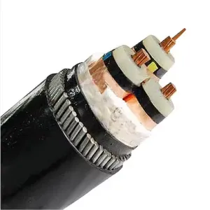 Cu/XLPE/Cts/PVC 8.7/15kv Power Cable 350 Mcm 175mm2 133% Bil 3 Core+Ground Copper Tape Shield Cable