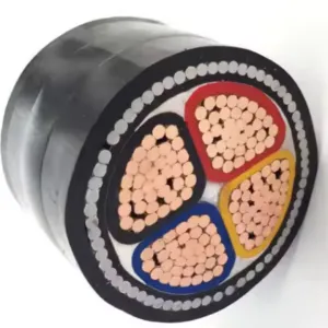 50mm Armoured 4core XLPE Insulated Steel Wire Swa Awa Armoured Buried Cable for Power Transmission System