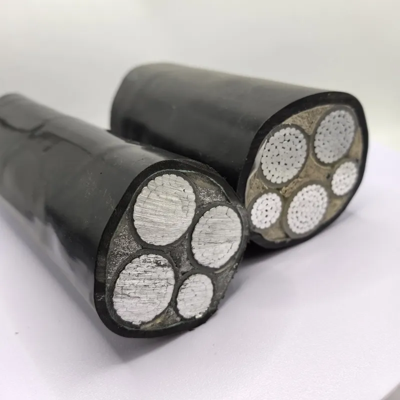 2*16mm 25mm 35mm 50mm2 Aluminum Electric Twisted Air Bundled ABC Cables XLPE Competitive Price for Overhead Transmission Line