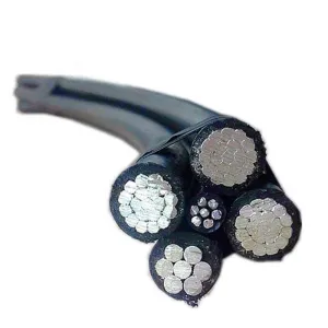 Twisted Aluminum Overhead Twisted Aluminum Overhead ABC Cable 2*16mm2 Power Cables 2*16mm2 Power Cables