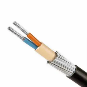 2 Core 1.5mm2 2.5mm2 4mm2 6mm2 Swa Steel Wired Armoured Cable Copper Conductor Black 600/1000V