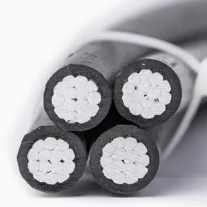 Duplex Triplex Quadruplex 50mm 2X16 Al XLPE Multiplexed Cable 0.6/1kv Insulated Neutral