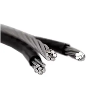 Low Voltage Waterproof 400V Twisted Cable ABC Cables Prc 3X50+54, 6 2X16 mm&sup2; 3X35+16+54, 6 3X70+54 6 Aluminum XLPE Overhead