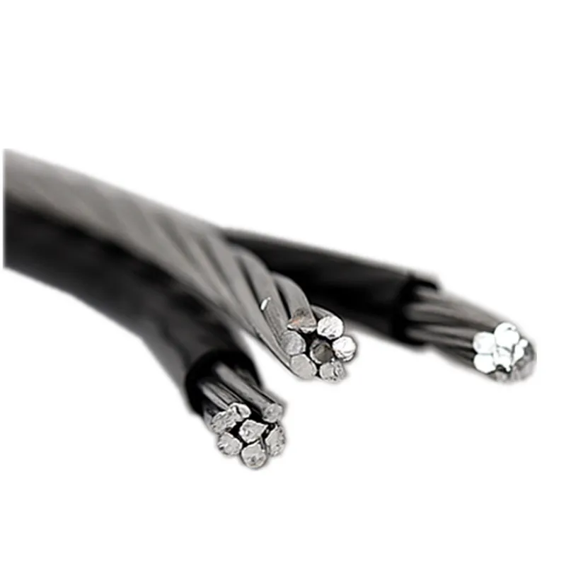 Hot Sales XLPE Insulated Duplex AAC ACSR Aluminium Cable #6 #4 #2 AWG 2X6 Gauge Wire Price List