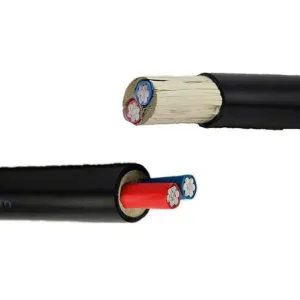 XLPE Insulated 4 Core 240mm2 400mm2 Aluminium Conductor Power Cable Underground 0.6/1kv