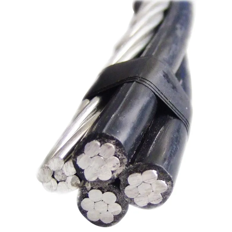   2X6 AWG Shepherd AAC ACSR Duplex Twisted Conductor Overhead Aluminium Service Drop Cable with XLPE Insulation