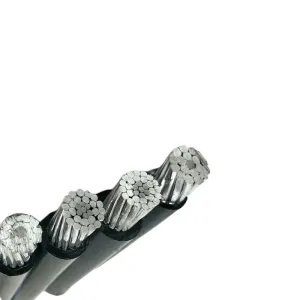 4X16mm&sup2; 4X25mm&sup2; 4X35mm&sup2; 4X50mm2 ABC Overhead Cable Al /XLPE Aluminum Conductor Wire