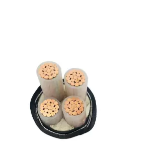 High Temperature Resistant 95 mm2 4 Core X 70mm2 95 120 Sq mm Pure Copper Non Armoured PVC Power Cable