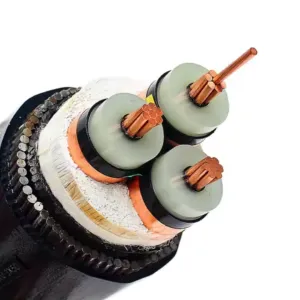50mm2 3c Cu XLPE Swa PVC 15kv 133% Bil PVC PUR XLPE Insulated Medium Voltage Power Cable