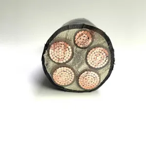 LSZH Cable 3 Phase 5 Core 2.5mm 4mm 6mm XLPE Copper Wire LDPE Jacket