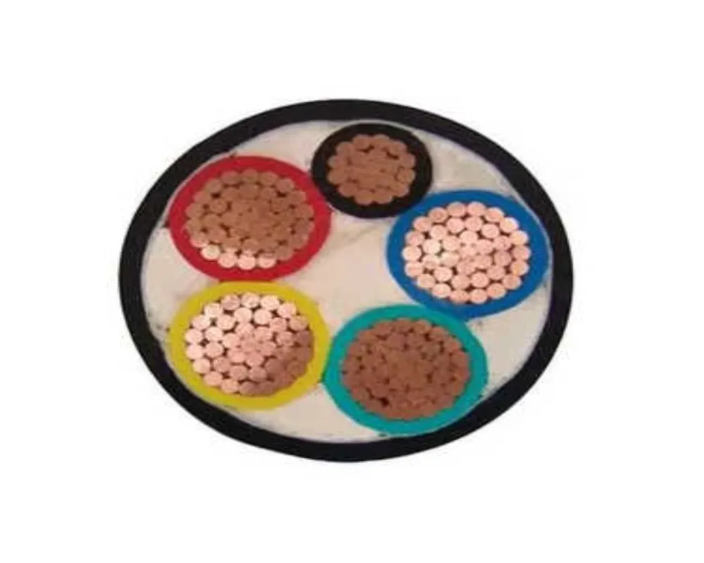 Cable Rvfv U1000 5g Armored Electric Power Cable Wire 2.5mm2 Flame Retardant XLPE Insulation 5 Core for Overhead Application