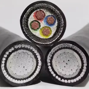 Copper Wire Power Cable XLPE PVC Insulated Multi-Core Low Voltage 5X16mm2 5X25mm2 5X35mm2 Industrial Use