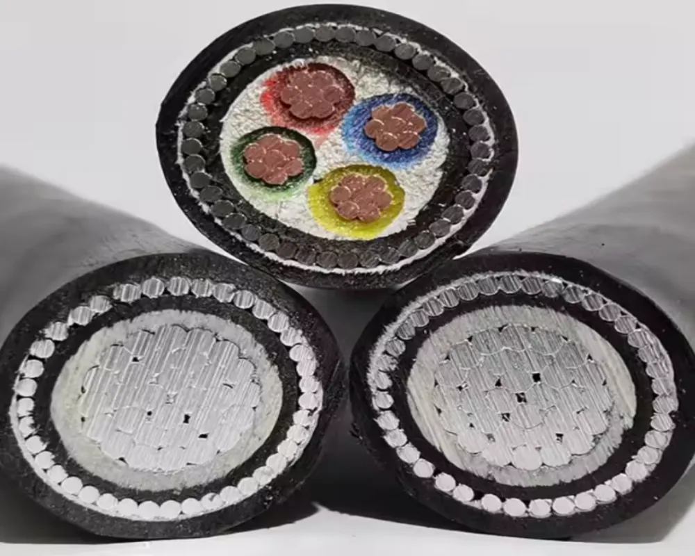 Copper Wire Power Cable XLPE PVC Insulated Multi-Core Low Voltage 5X16mm2 5X25mm2 5X35mm2 Industrial Use