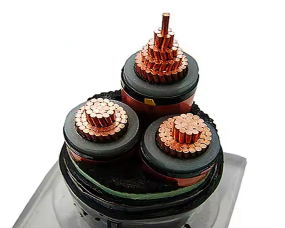 3 Core 8.7/15kv Cu/Sc/XLPE/Sc/Cut/PVC Cable with XLPE Insulated