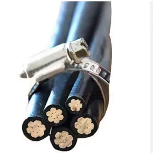 0.6/1kv 1c35mm2 Al/XLPE ABC Aerial Twisted Aluminum Prc Cable 3X35 1X54.6 1X16mm^2 for Overhead Application