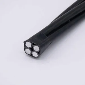 Tree Wire Spacer Cable Electrical HDPE 3-Layer 15kv ACSR Size 2/0 Stranding 6/1 for Overhead