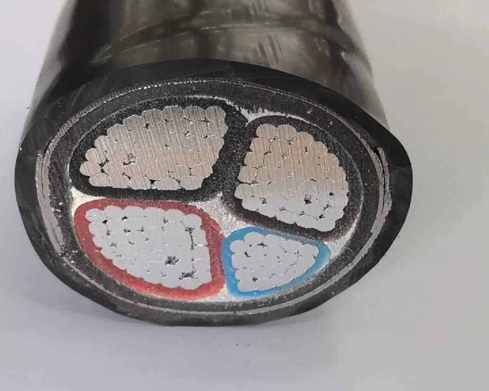 4c X 95mm2 70mm2 XLPE Swa Flame Retardant Armored Electric Power Cable Wire 600 V