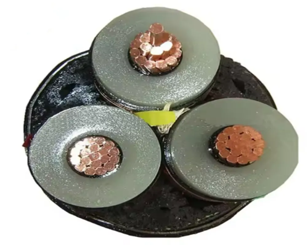 Electric Wire XLPE Sheath Insulated Medium Voltage Power Cable CE CCC Origin Manufacturers 35kv 3 Core PVC Aluminum