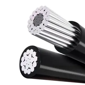 95mm2 ABC Standard Aluminum XLPE Cable Service Drop Single Without Neutral and Lighting Conductor for Overhead Application