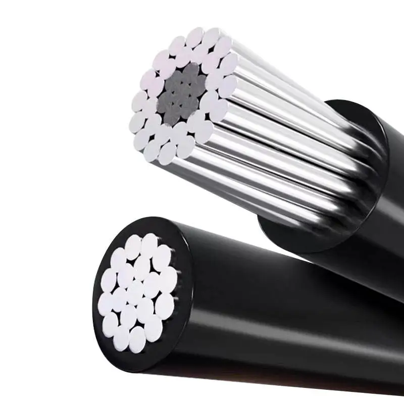 95mm2 ABC Standard Aluminum XLPE Cable Service Drop Single Without Neutral and Lighting Conductor for Overhead Application