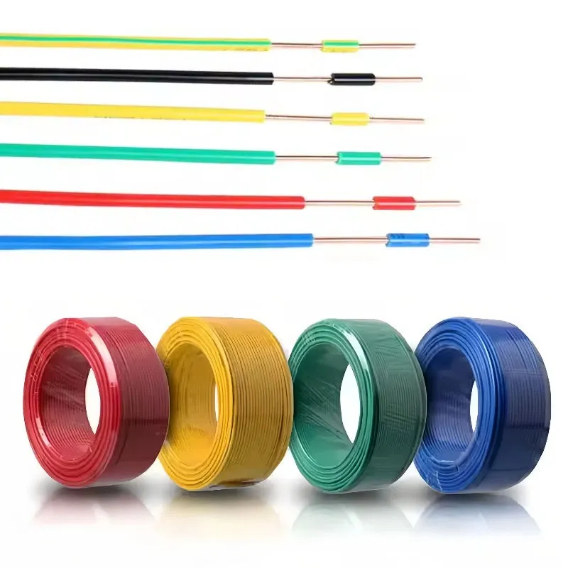 H07V-U Cable 1.5mm&sup2; 2.5mm&sup2; Solid Rigid Copper Th Electrical Wire PVC Insulated 450/750V for France