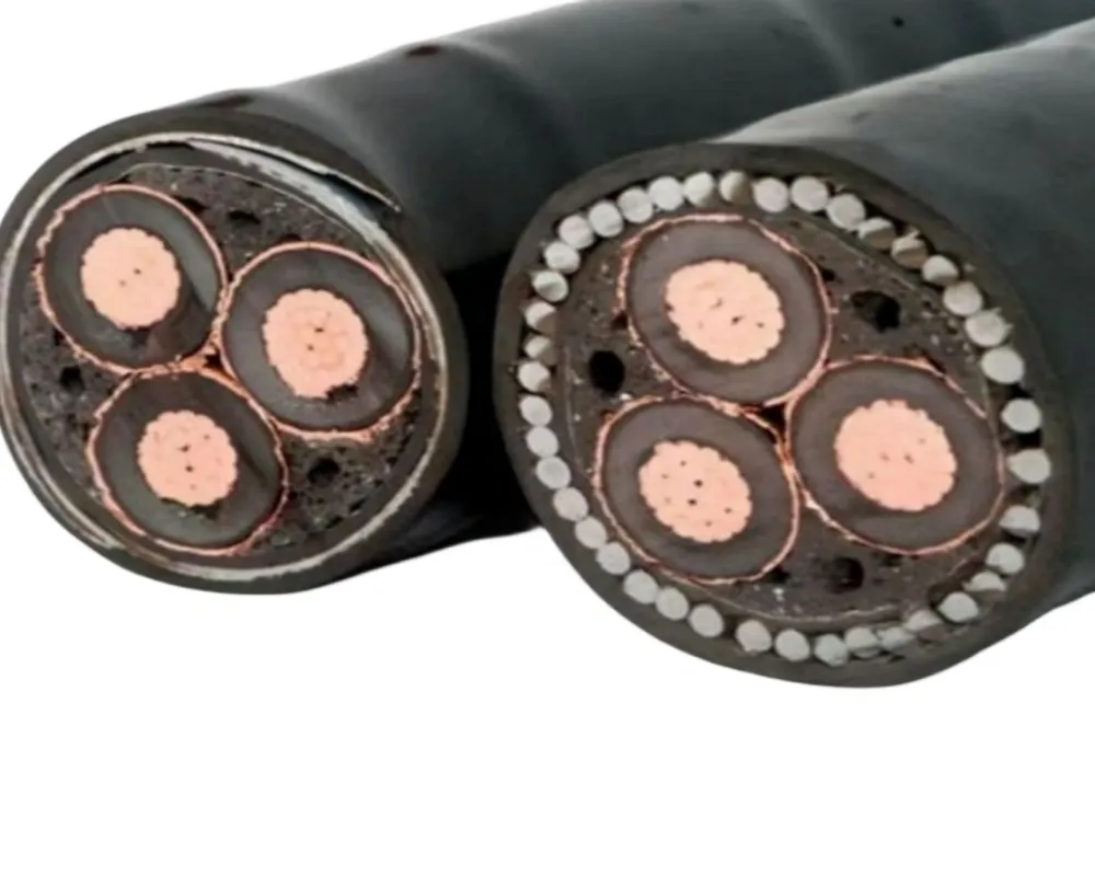 Na2xs2y Cables 10 20 35 Kv 3X240 XLPE/120mm XLPE Insulated 3-Core Copper Conductor Material
