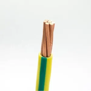 Thw-2 Green Copper Grounding Wire 12AWG & 4AWG 90&deg; C PVC