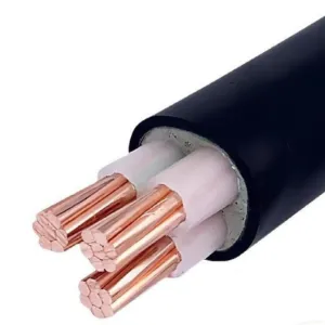 Nayy Nyy Nyy-J 4X95mm2 4X120mm2 Ground Electrical Power Cable PVC Sm 0.6/1kv Black