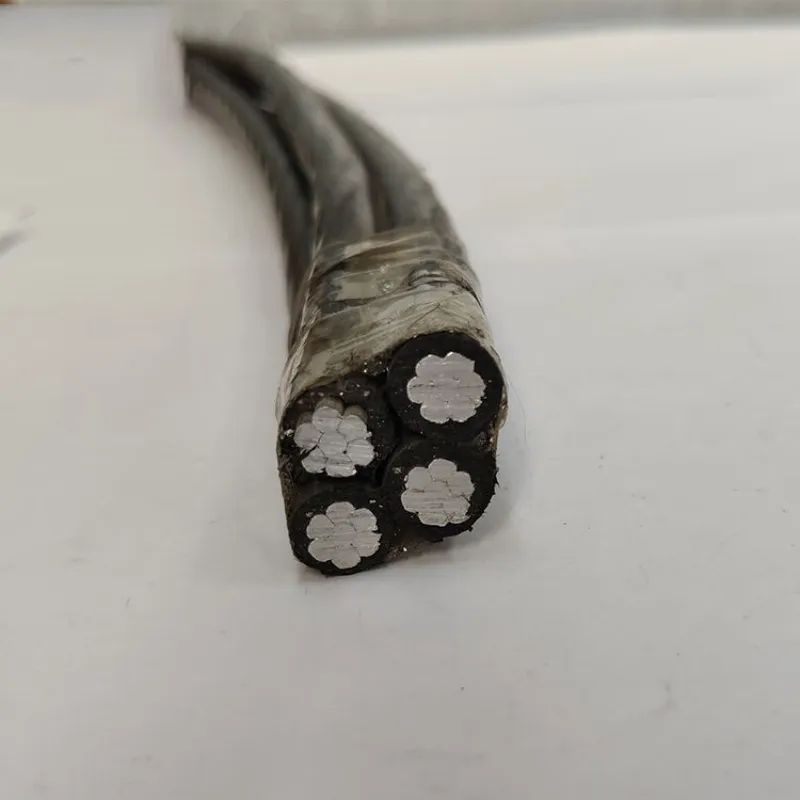 Low Cost 0.6/1kV ABC Cable, Triplex Aluminum Overhead Cable, PE Insulated