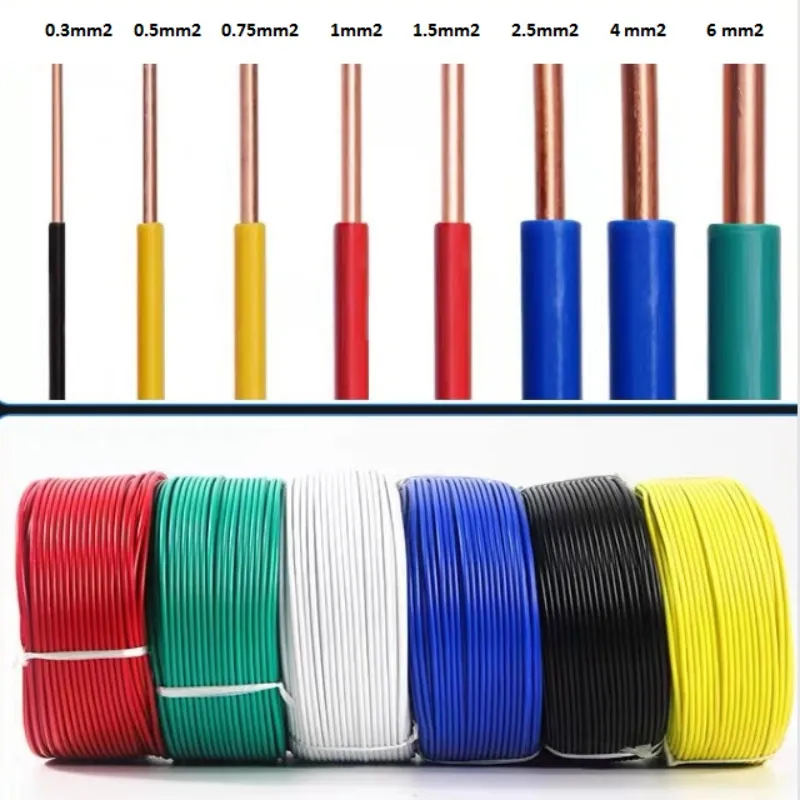 2.5mm&sup2; Single Core Solid Copper Cable - PVC Insulated Electrical Wire for House House Wiring Power - 100m Roll (TH-2.5)