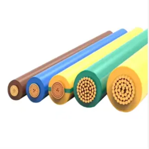 12AWG (3.3mm&sup2;) Stranded Copper Cable - PVC Insulated 1-Core Building Wire, 600V IEC Standard (100m Roll)