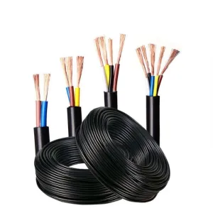 Standard BVV Cable 3 Core 1.5mm&sup2; Solid Copper Wire Red Blue Tinned Wire for in-Wall Conduit Electrical Wiring