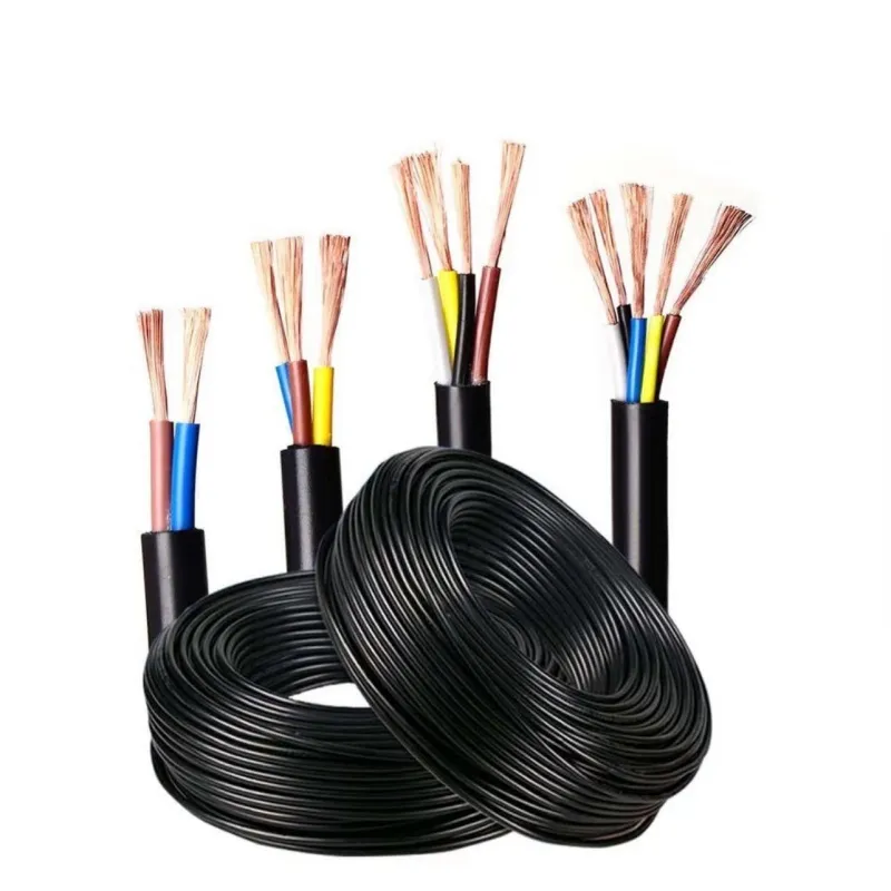 Standard BVV Cable 3 Core 1.5mm&sup2; Solid Copper Wire Red Blue Tinned Wire for in-Wall Conduit Electrical Wiring