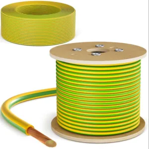 Earth Cable 16mm 25mm Green Yellow Copper Ground Wire