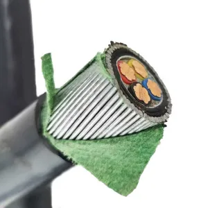 Yvv Cyy-F Nyy Power Cable 4 Core 35mm2 Copper Ground PVC Low Voltage 4X35