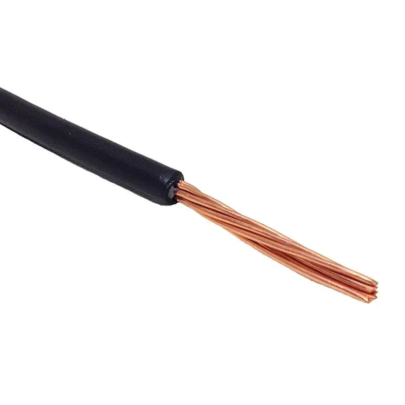 Conductor Copper Soft-Drawn 19 Strands PVC Insulated Single Overhead #2/0 #2 #4/0 Type THW
