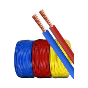 PVC Insulated Copper Electrical Wire 2.5-16mm&sup2; 450/750V for Home/Industrial Use