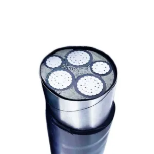0.6/1kv Nyy-J 3X50mm2 4X50 mm2 PVC Insulated and Double Sheathed Cable
